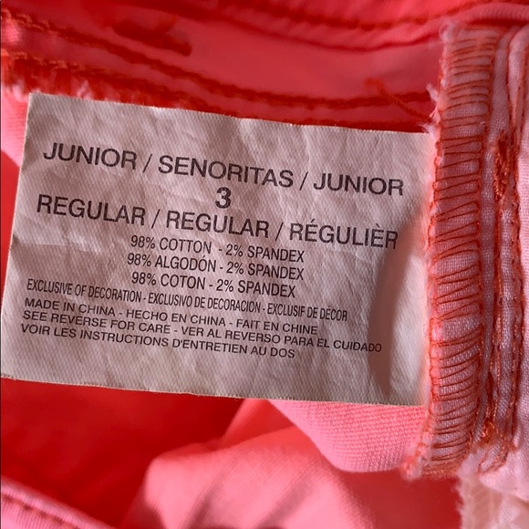 Lei Neon Pink Ashley Skinny Ankle Jeans NWT - Picture 9 of 10